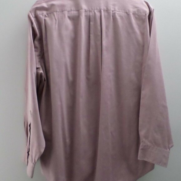L.L.Bean Purple Long Sleeve Button Front Shirt - Picture 4 of 7